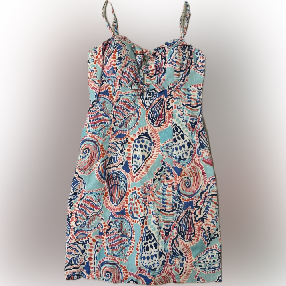 Lilly Pulitzer Petra Dress Women’s Size 0 Shell Me About It Dress